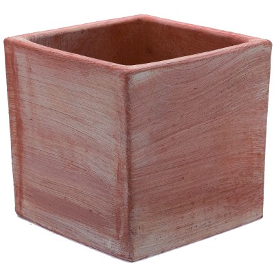 Vasi in terracotta da esterno – Cubo moderne 23cm