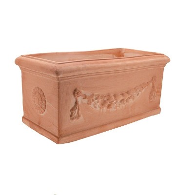 fioriera in terracotta da 100 cm
