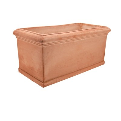 Cassetta Liscia 60 Cm – Fiorirera rettangolare Terracotta Galestro Trequanda