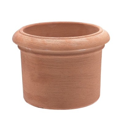 Vasi in terracotta Cilindro Siena Liscio  D. 26cm